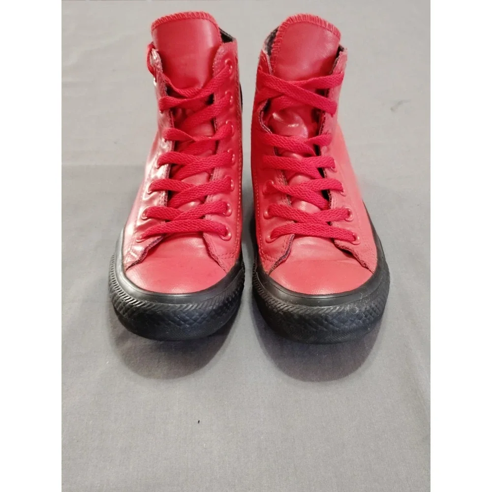 EUC Converse Chuck Taylor All Star UNISEX Men 4/WM 6 Red High Top Canvas Sneaker - Picture 12 of 12